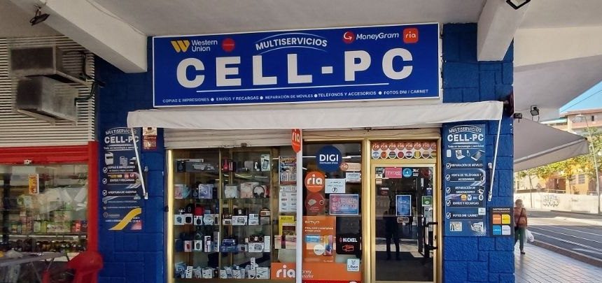 Cell-PC в Аликанте: ремонт телефонов, компьютеров, копии, печать и locutorio-услуги